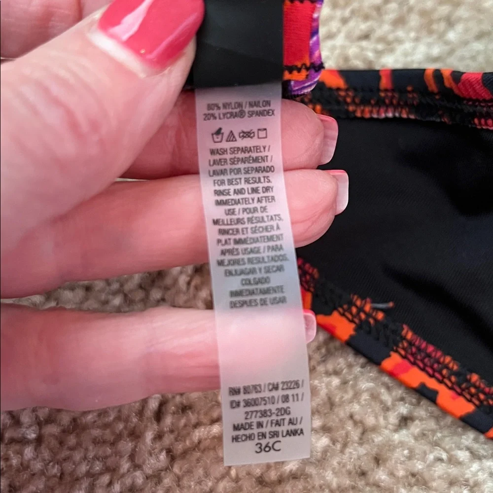 Victoria’s Secret Miraculous Bombshell Very Sexy Leopard Floral Bikini Top